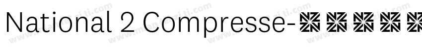 National 2 Compresse字体转换
